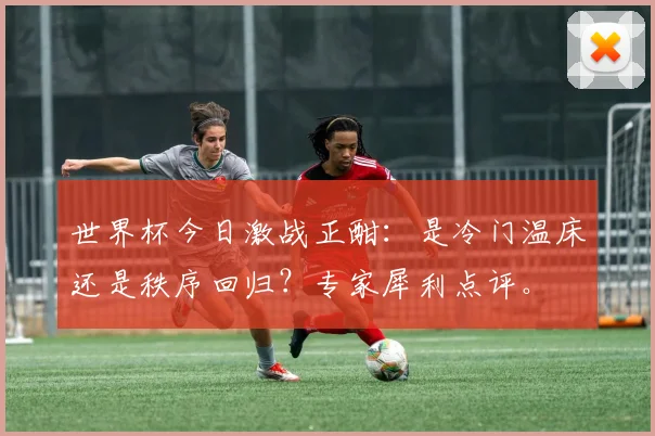 世界杯今日激战正酣:是冷门温床还是秩序回归?专家犀利点评。